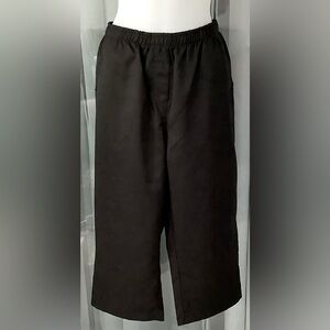 Kim Rogers comfort waist women's black capri pants🌻